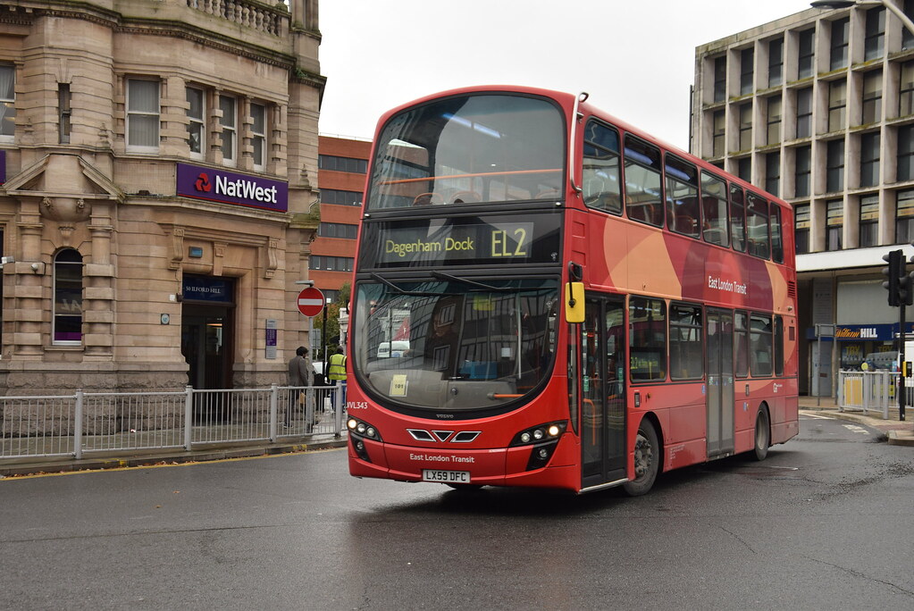 East London Transit LX59 DFC Ilford Cranbrook Road Route… Flickr