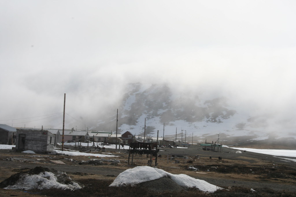 67 Gambell Alaska, Part 7, Fog moving toward village from… Flickr