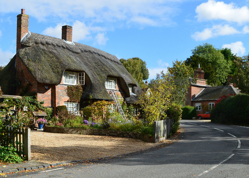 Village houses, Boxford, Berkshire, England Oswald Bertram Flickr