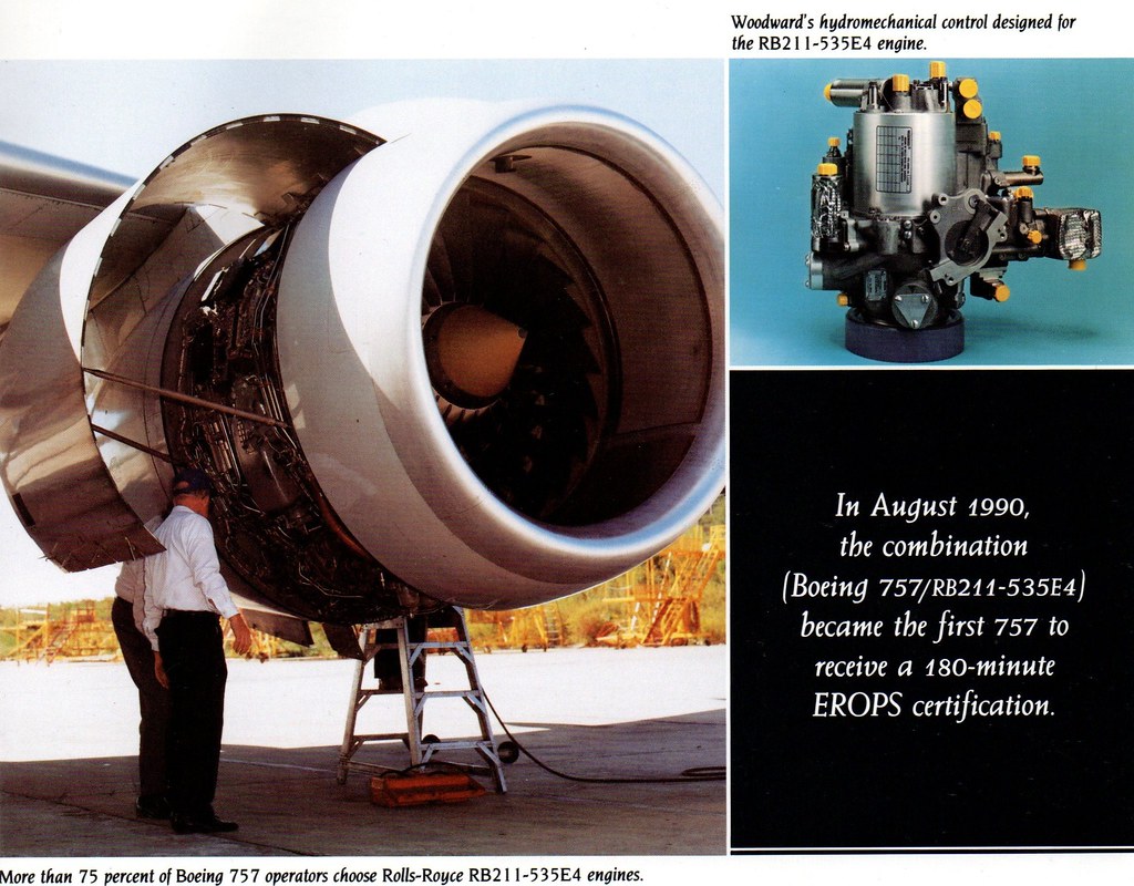 Rolls-Royce RB211-535E4 engine with Woodward Main Enine Co… | Flickr
