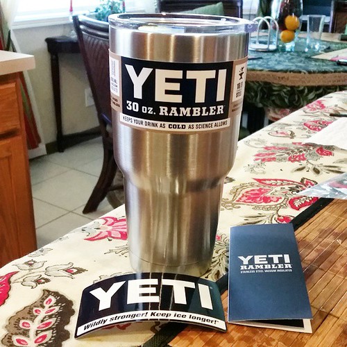just copped me a yeti rambler. ICE COLD DRINKS AND/OR HOT … Flickr