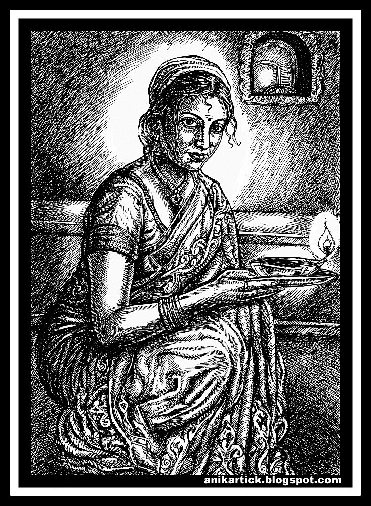 TAMIL ART,TAMIL DRAWINGS,TAMIL TRADITIONAL ART,TAMIL VILLA… Flickr