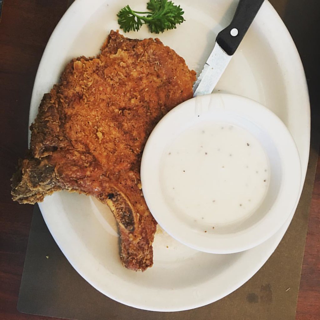 Lunch with Gary. The Fried Pork Chop Early Bird Special Flickr