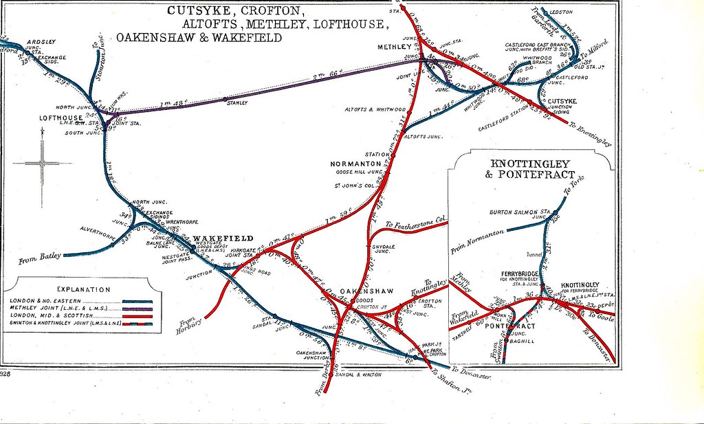 WAKEFIELD RAILWAY MAP a photo on Flickriver