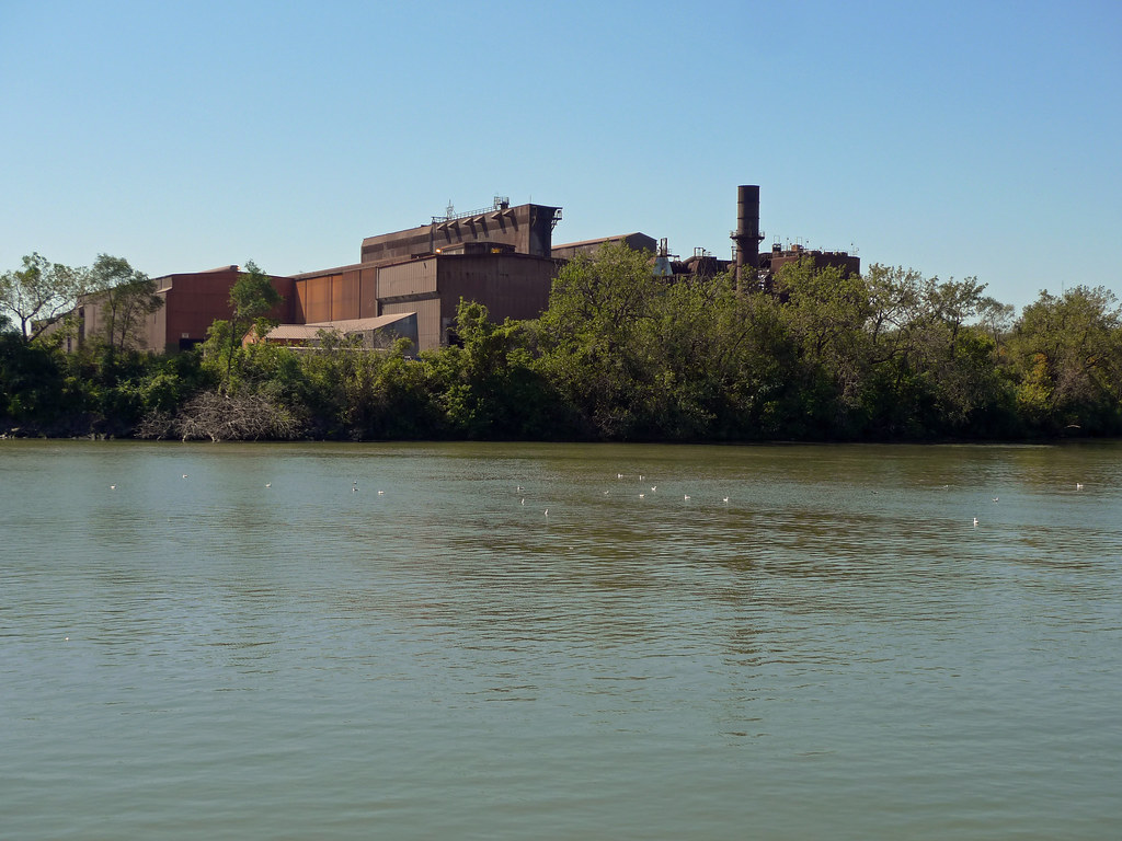 former Acme Steel plant along the Little Calumet Viewing w… Flickr