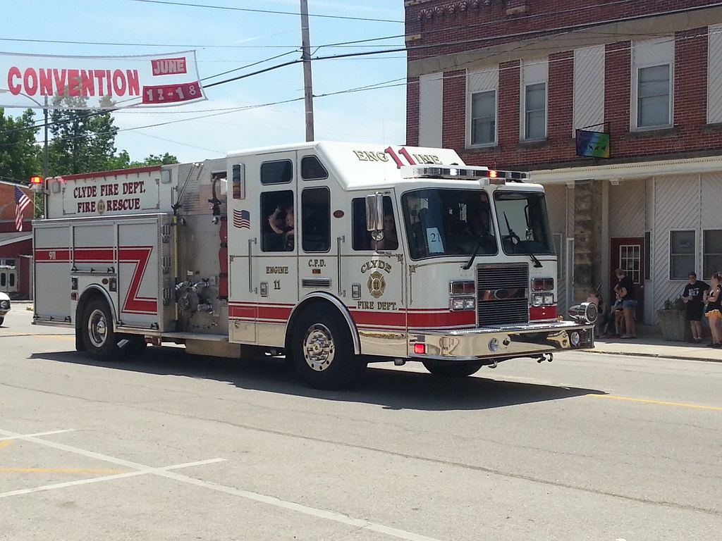 Clyde Fire Department 2016 Firemens Convention parade Gree… Flickr