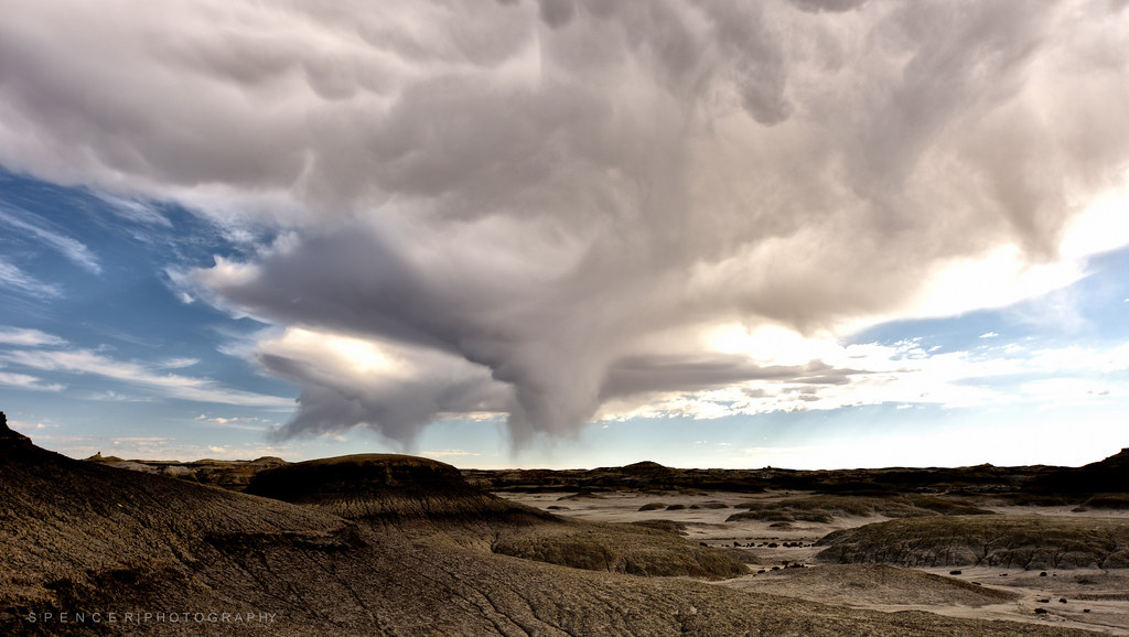 Badland Weather Weather in Northern New Mexico badlands Spencer