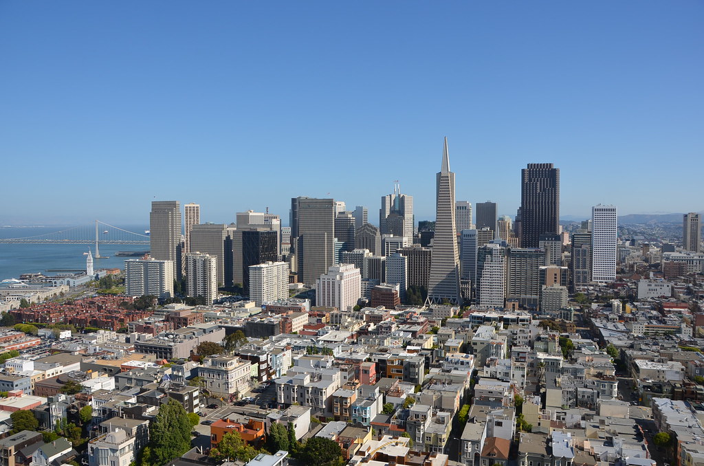 San Francisco skyline View from Coit Tower, San Francisco,… Flickr