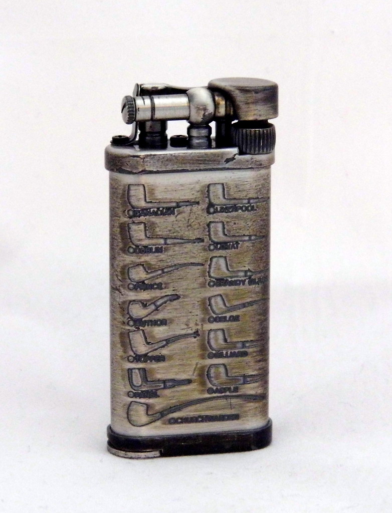 Vintage IM Corona Pipe Lighter With Pipe Shapes, Made In J… Flickr