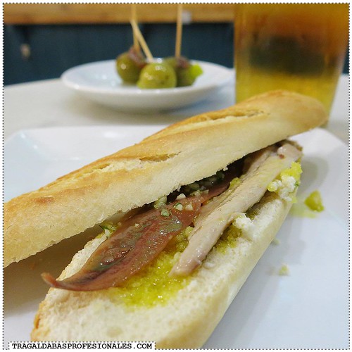 Anchovies sandwich en Madrid. Casa santoña avenida de naza… Flickr