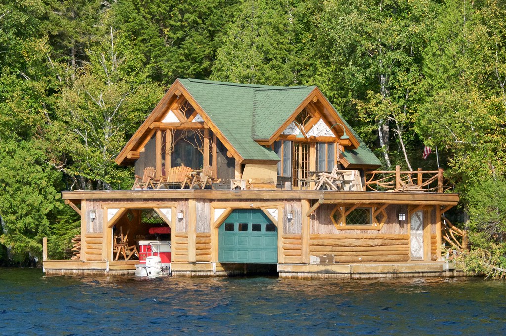 Lake Placid Camp 20 Lake Placid house looks like a log cab… James