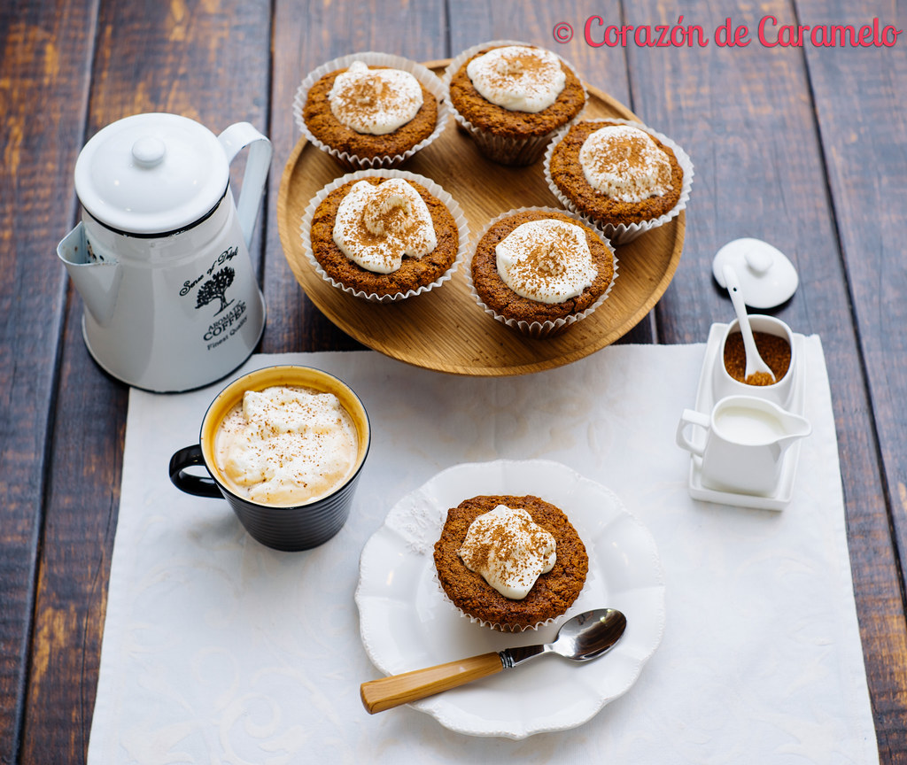 Muffins de café y avena Blog Corazón de Caramelo www.coraz… Flickr