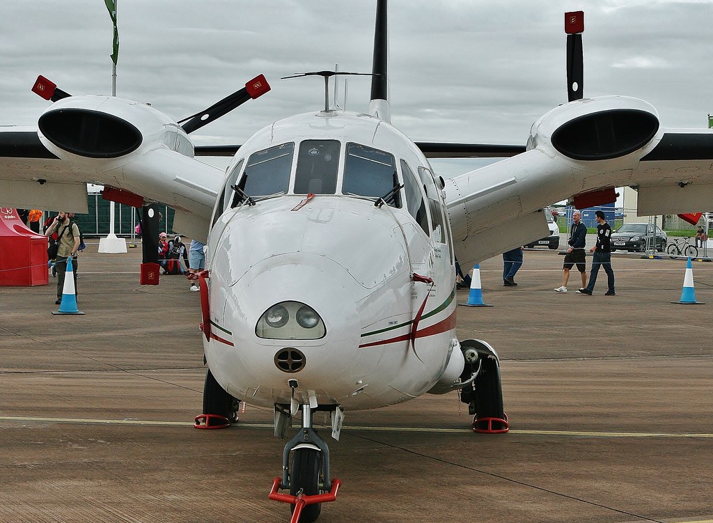 IMG_0935 The Piaggio P.166C is a twinengine pushertype u… Flickr