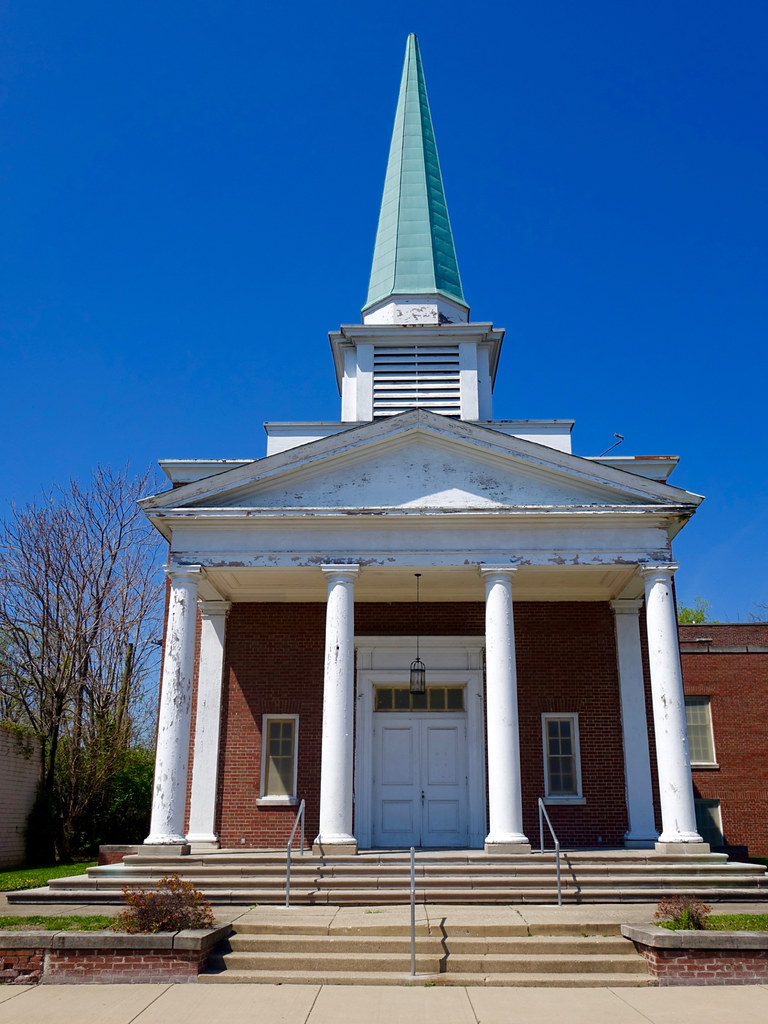 Church with steeple On the north east side of Indianapolis… Jim