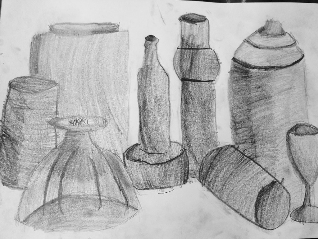 KS2 Whole School Art Still life tonal drawing Flickr