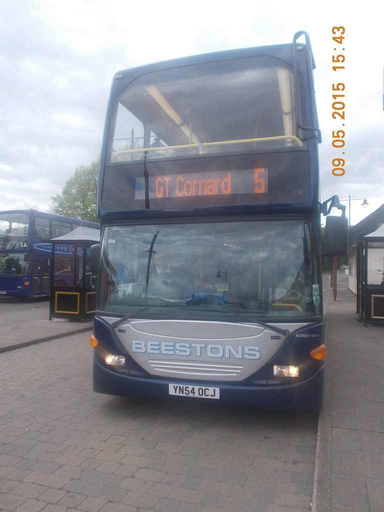 YN54OCJ (5 Sudbury Bus Station) Beestons Jamie Clarke Bus