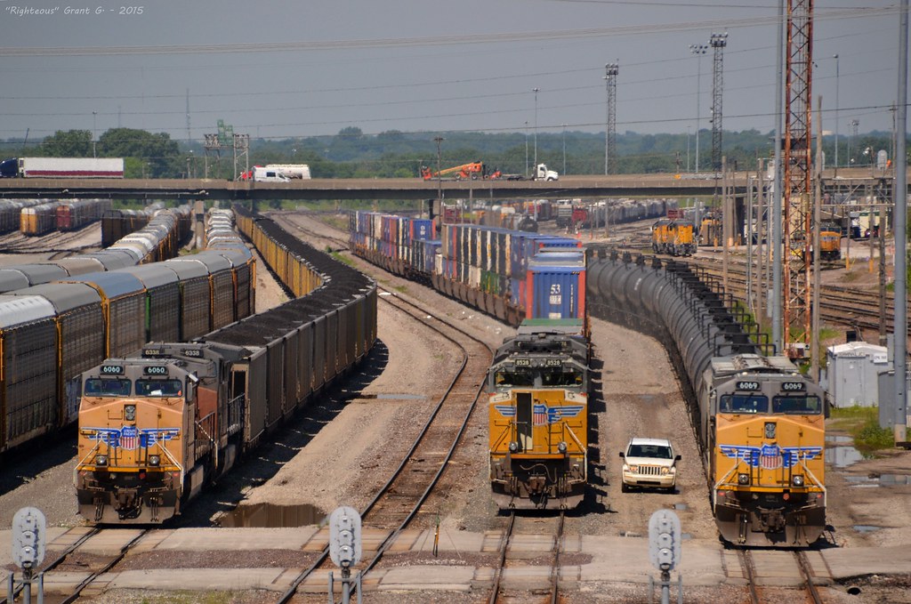 UP Armourdale Yard in Kansas City, KS A loaded coal train,… Flickr