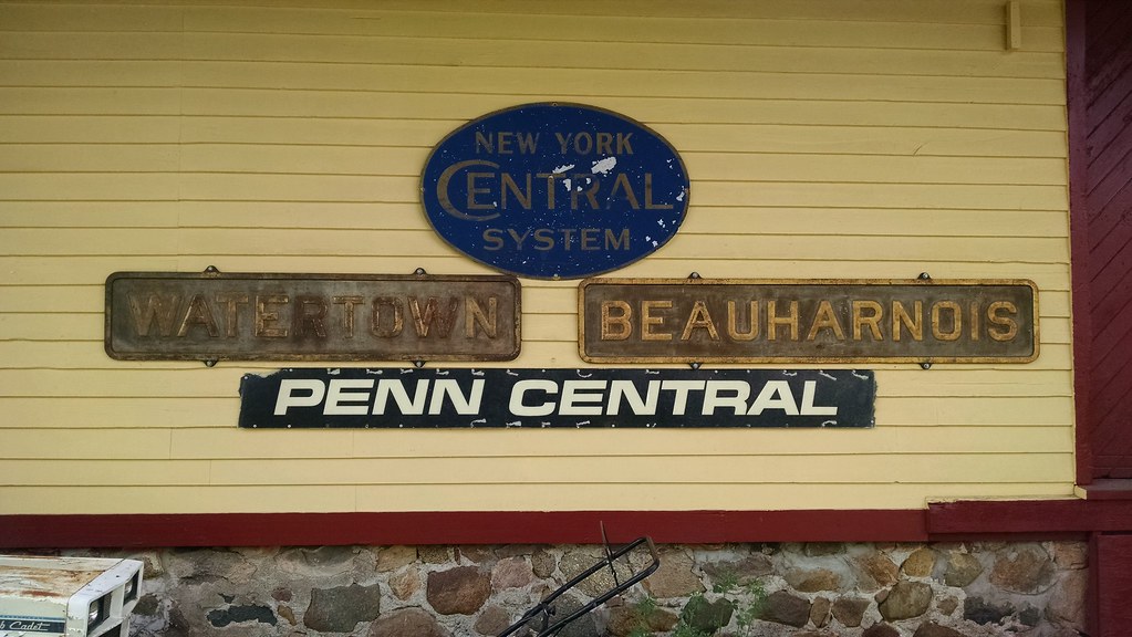 Croghan, NY Some signs on display at the Railroad Station/… Flickr
