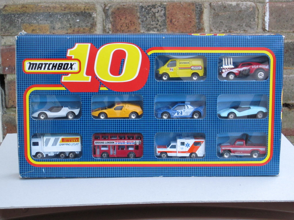 Vintage Matchbox Toys 10 Pack Gift Set 1980's Retro Toys Flickr