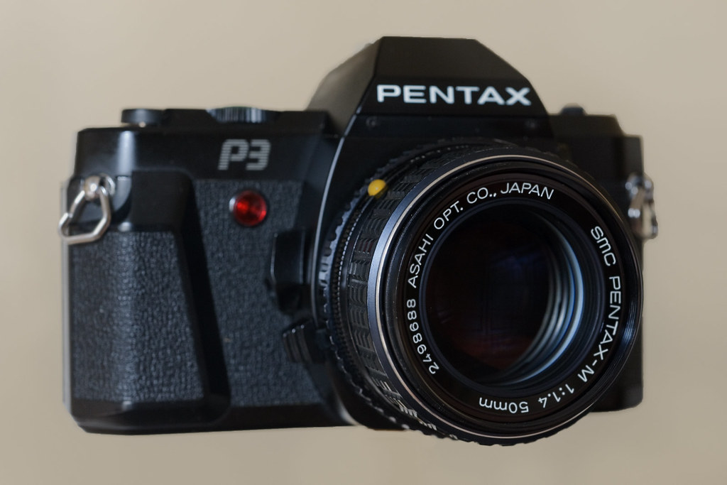 Pentax P3 and SMC 50mm F/1.4 An old Pentax P3 35mm Film SL… Flickr