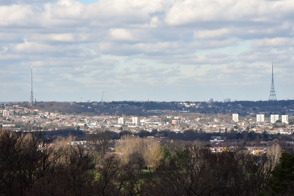 Addington Hills View from Addington Hills. On the left the… Flickr