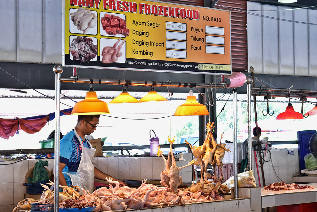 Poultry Stall At Pasar Chabang Tiga, Kuala Terengganu