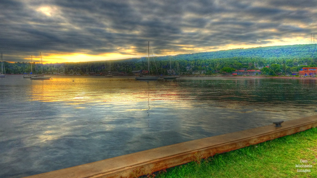 Sunset In The Bay In Grand Marais. Mike Aasen Flickr