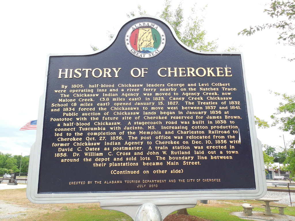 Cherokee Historic Marker Cherokee, Alabama Jimmy Emerson, DVM Flickr