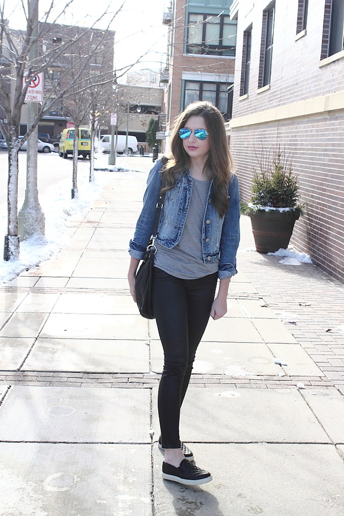 howtostyleblackcoatedjeans uniquelyelle Flickr