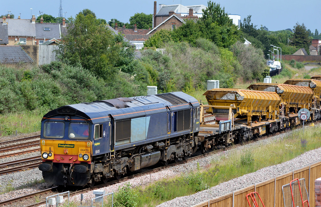 66419, Taunton 17/06/2016 Freightliner 66419, previously