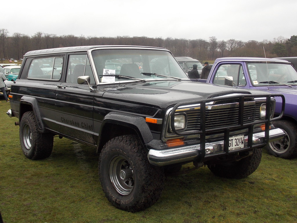 1981 Jeep Cherokee Chief Wheels Day Rushmoor Arena, Alders… Flickr