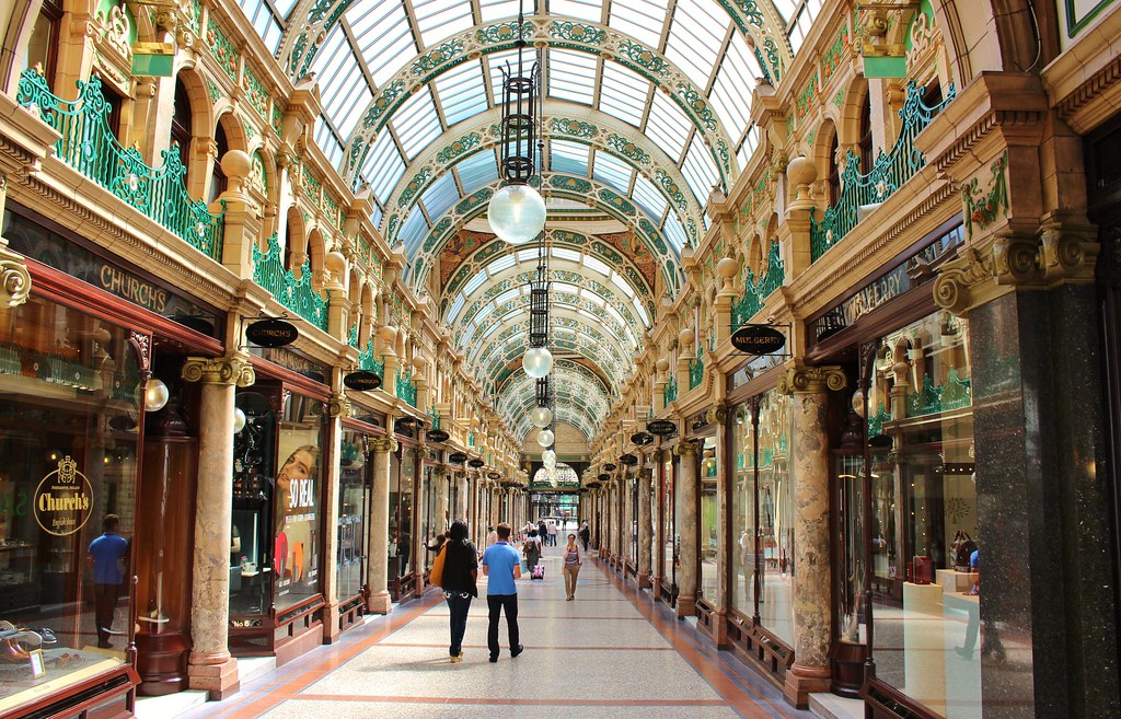 The Victoria Quarter shopping arcade in Leeds, United King… Flickr