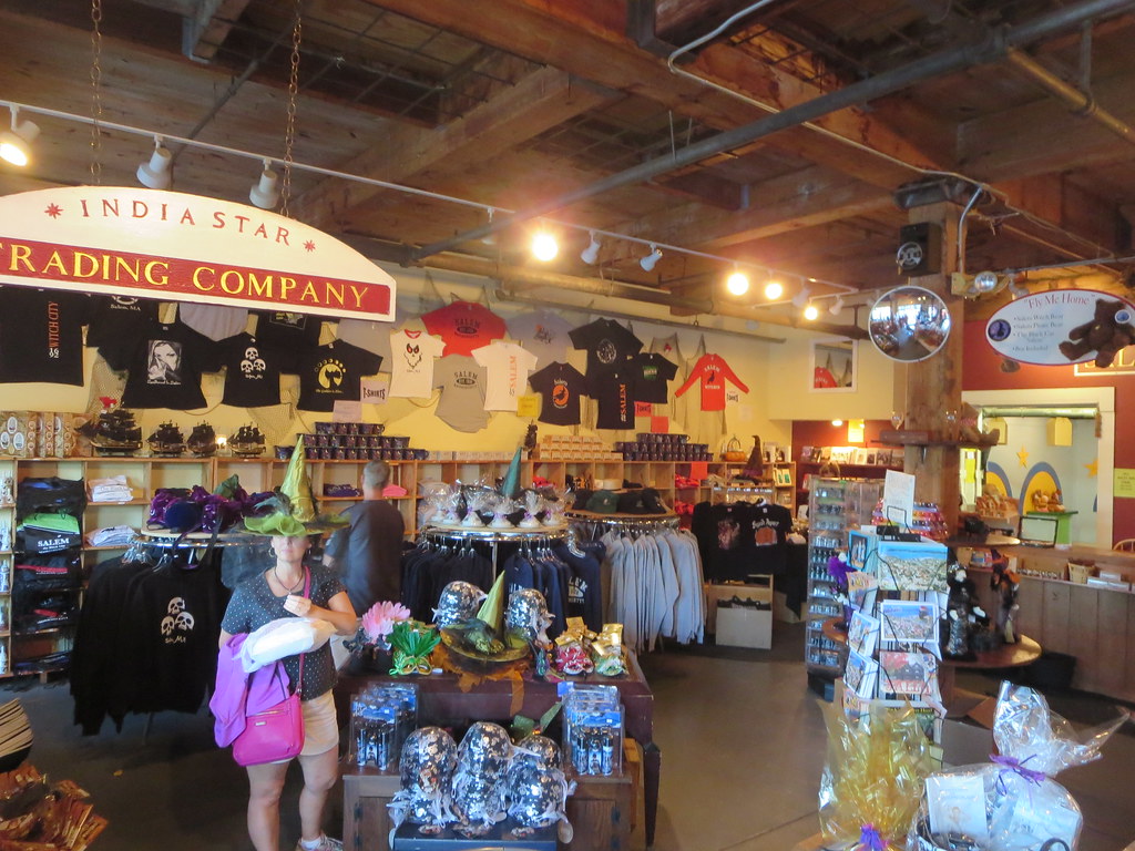 Salem Wax Museum of Witches and Seafarers gift shop in Salem