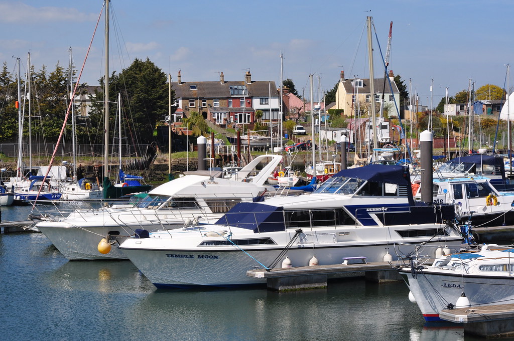 Lowestoft Haven Marina on a sunny day (series of 10 photos… Flickr