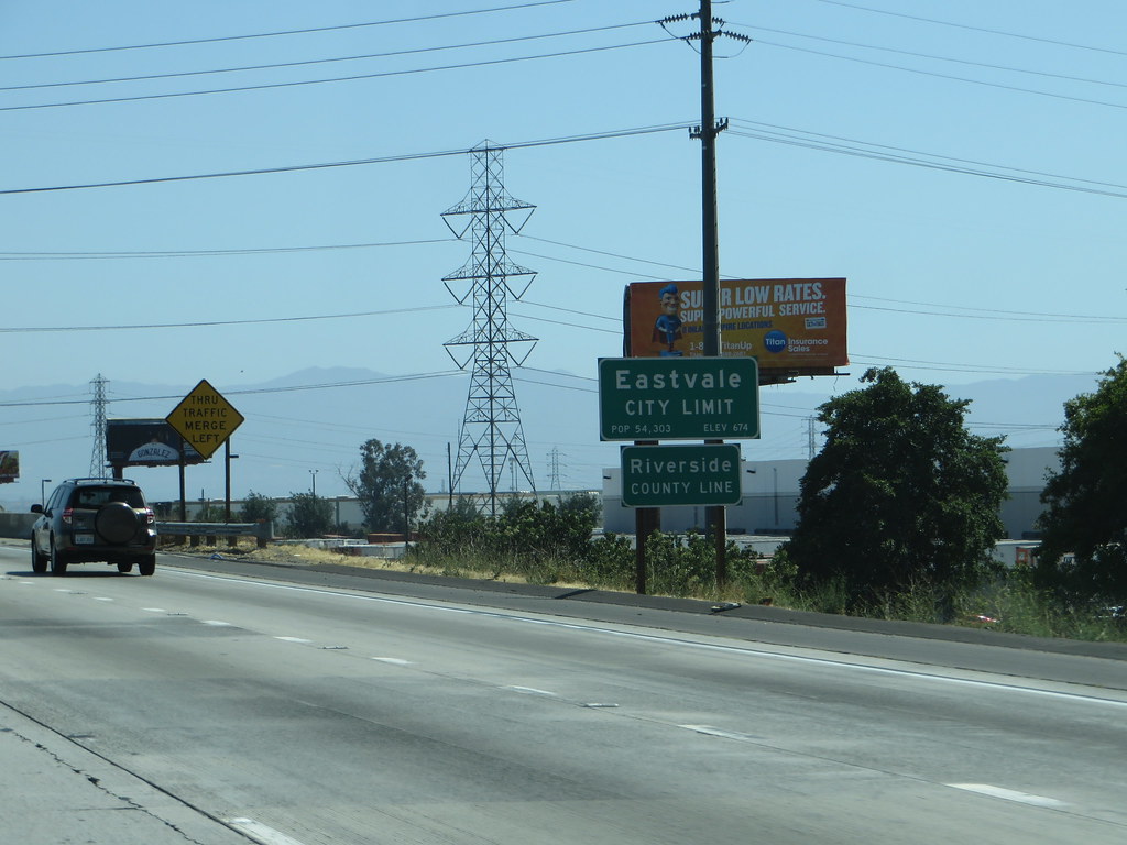 Entering Eastvale, California on Interstate 15 Eastvale is… Flickr