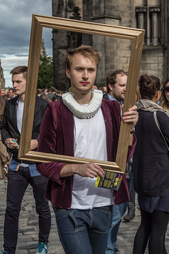 Framed Edinburgh Festival, Royal Mile Chris Golightly Flickr