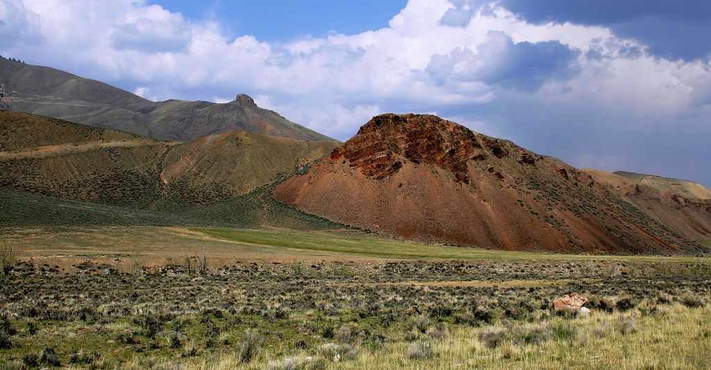Mountain of Ore Along the road to Challis, Idaho. Ranch co… PR vonB