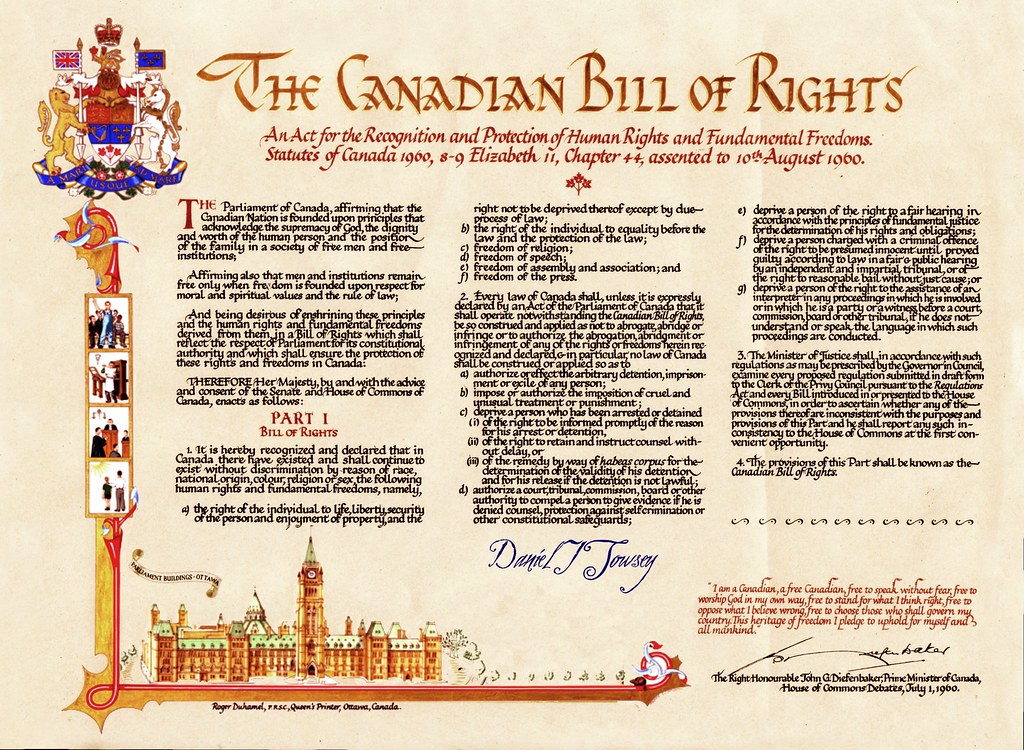 The Canadian Bill of Rights An Act for the Recognition and… Flickr