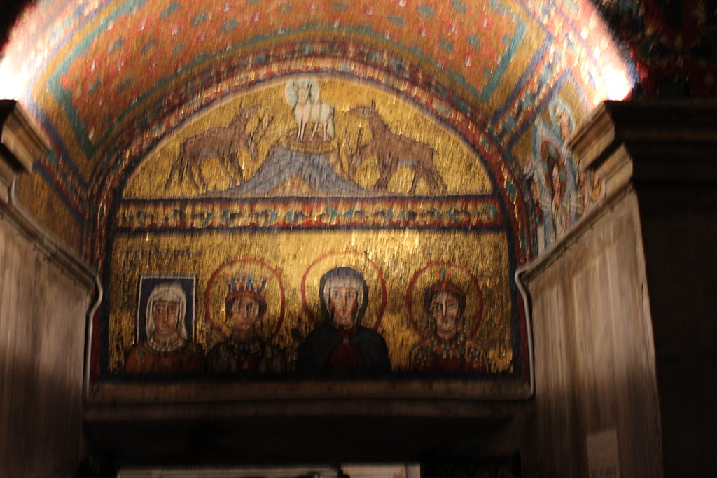 Santa Prassede Saint Zeno Chapel On the left wall is a dam… Flickr