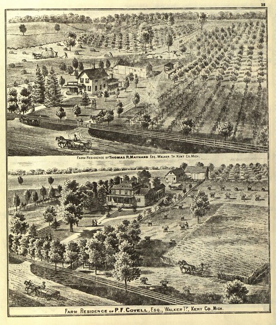 Early West Side Grand Rapids Farms This is an artists depi… Flickr