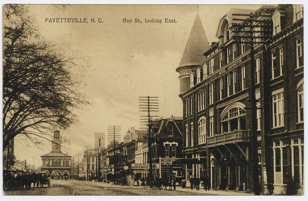 Fayetteville, N.C. Hay St., looking East. View of a street… Flickr