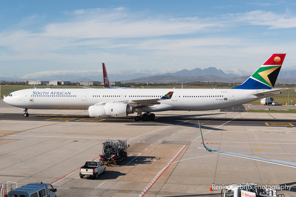 ZSSND, SAA, Cape Town International Airport, 6 May 2016 Flickr