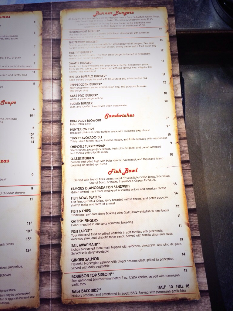 Bass Pro 24 Hours Uncle Buck's menu Memphis CVB Flickr