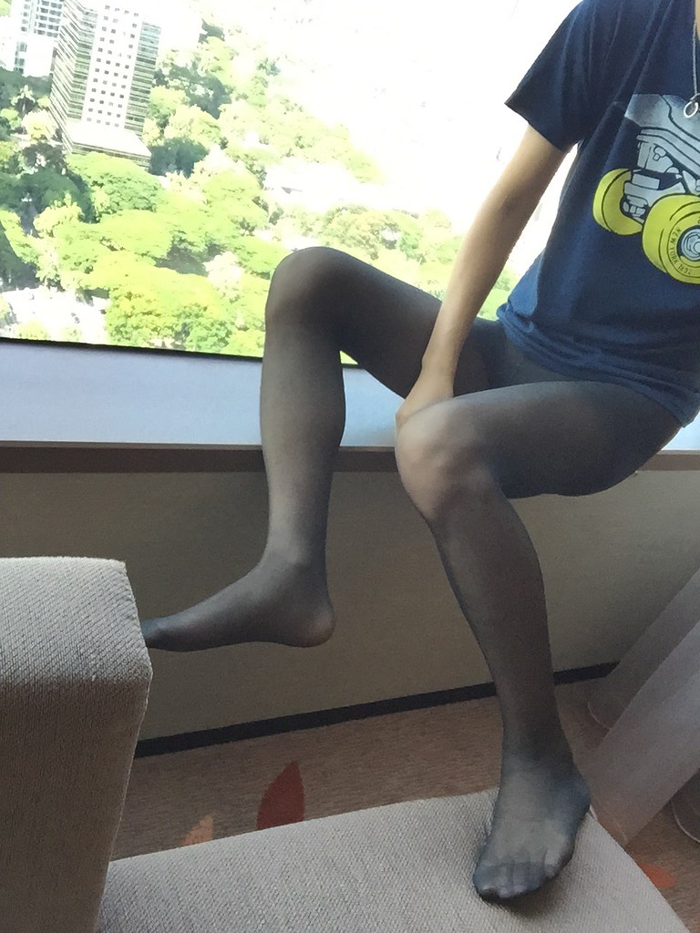 Wearing pantyhose in Okura Bangkok hotel Pman Flickr