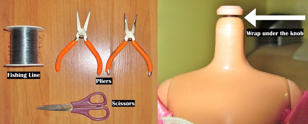 Tutorial How I Tighten Loose/Wobbly Doll Heads Supplies … Flickr