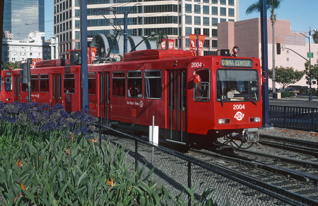 Trolley 2004 in San Diego, July 9, 2000 Marty Bernard Flickr