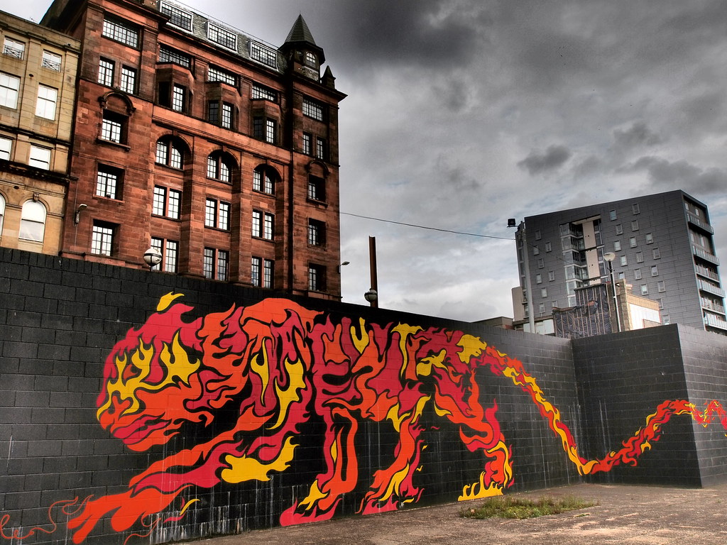 Creative Wall Art, Glasgow, SCOTLAND Olympus E5 & Zuiko 9… Flickr