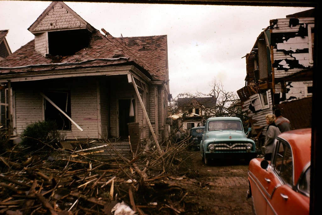 Topeka Kansas Tornado June 8, 1966 Color Slides A stop a… Flickr