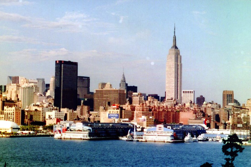 Empire State Building View from Hoboken's Castle Point a photo on