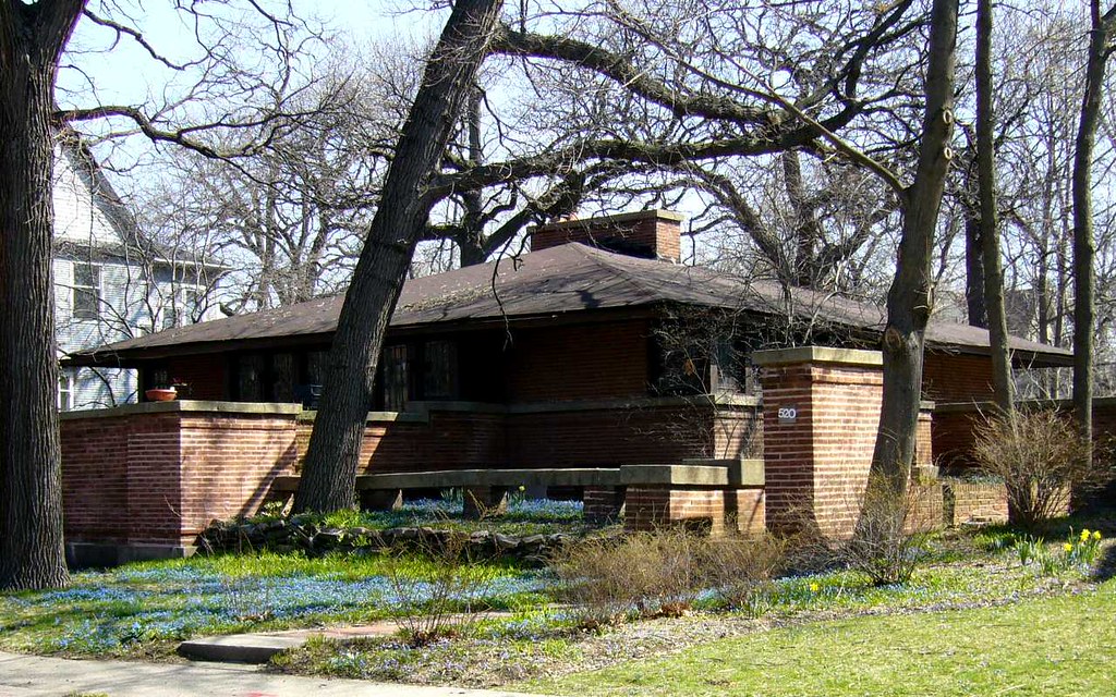 Edwin H. Cheney House 1903 Oak Park, Illinois Frank Ll… Flickr